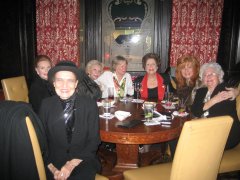 Kris hosting a reunion of Copa alumnae at the Algonquin Hotel