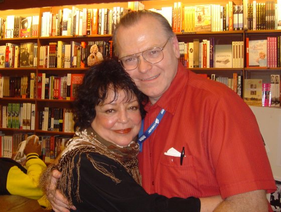 Copa performer Jill Corey meets fan John Greenstreet